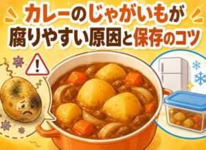 カレーのじゃがいもが腐りやすい原因と保存のコツ