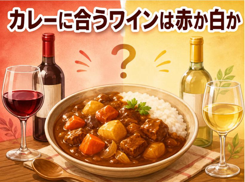 カレーに合うワインは赤か白か？隠し味で変わる選び方のコツ