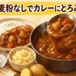 カレーのとろみを小麦粉以外でつける方法！代用品で簡単濃厚カレー