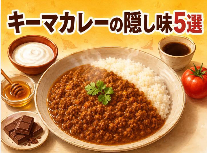 キーマカレーの隠し味はコレ!プロが教えるおすすめの隠し味5選