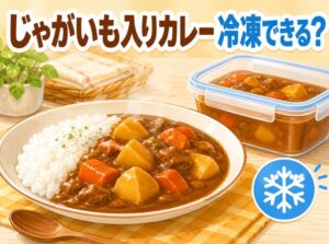 じゃがいも入りカレーは冷凍可能？大丈夫な保存方法を徹底解説